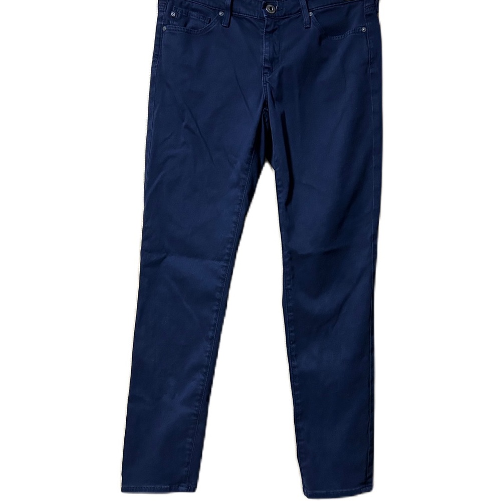 AG Adriano Goldschmied Womens The Stevie Ankle Slim Straight Jeans Blue Size 27